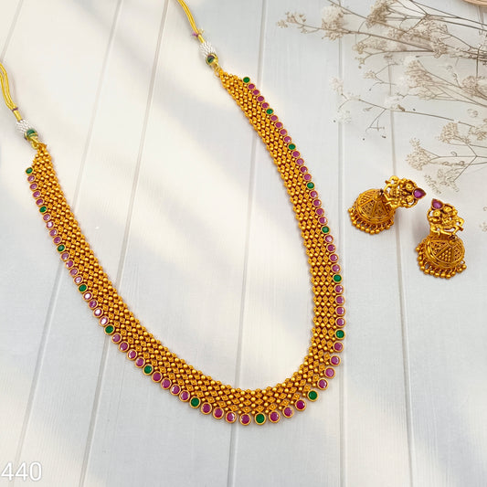 Dainty Designer Temple Long Set