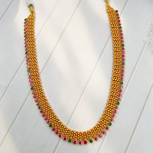 Dainty Designer Temple Long Set