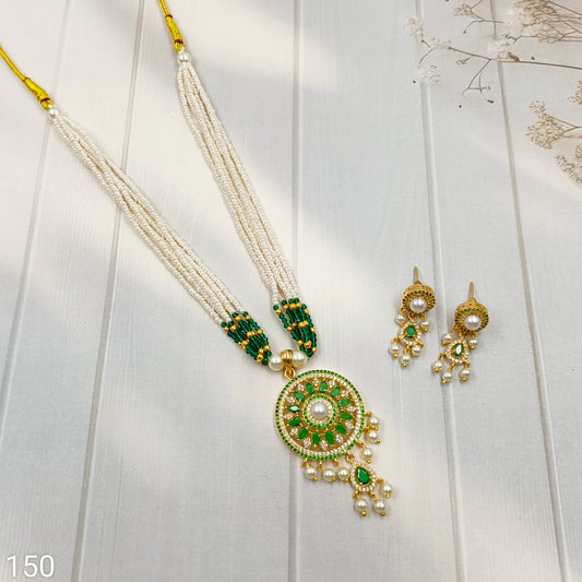 Alluring Designer Trendy Pearls Set