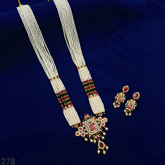 Appealing Designer Trendy Chida Pearls Ranihaar