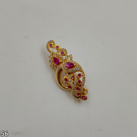 Elegant Peacock Design Saree Pin
