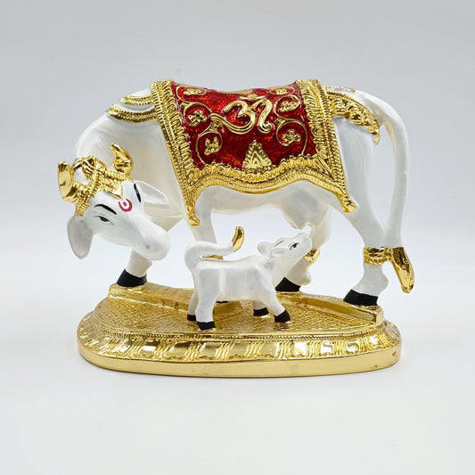 Kamdhenu Cow With Calf - Shree Radhe Pearls