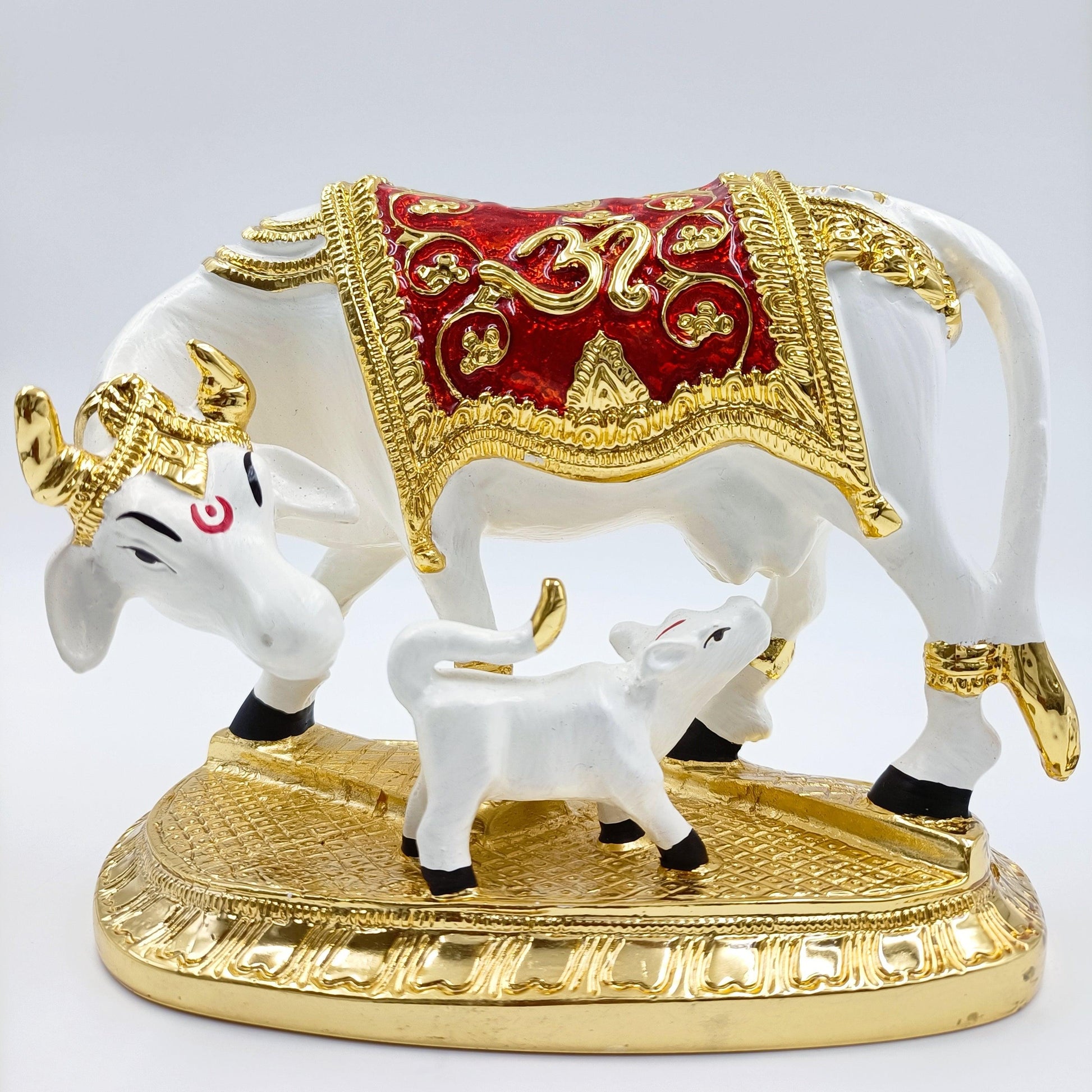 Kamdhenu Cow With Calf - Shree Radhe Pearls