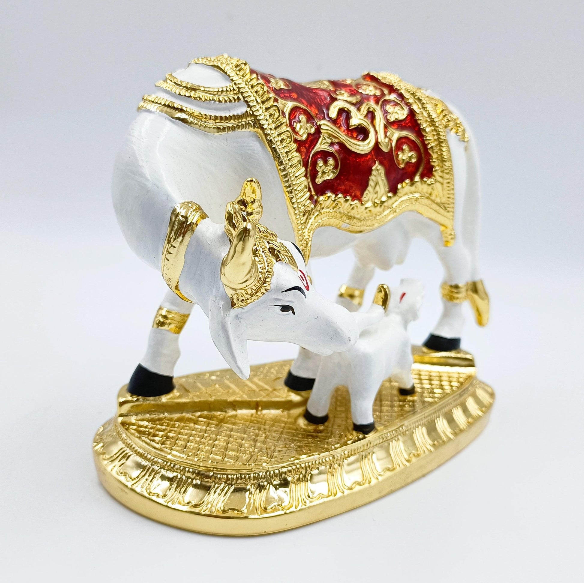 Kamdhenu Cow With Calf - Shree Radhe Pearls