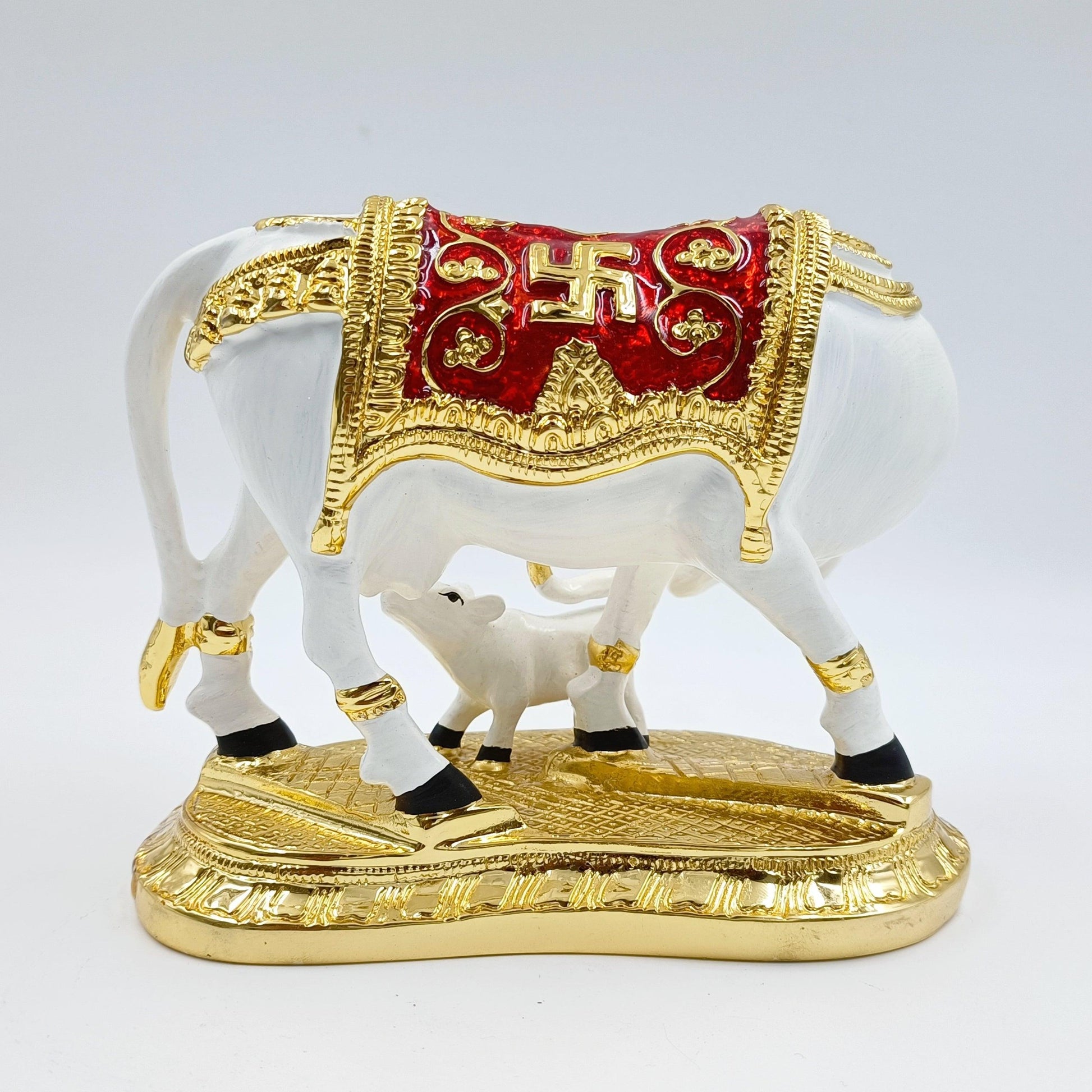 Kamdhenu Cow With Calf - Shree Radhe Pearls