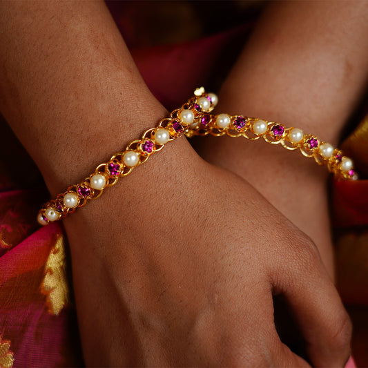 Pearl Bangles Shree Radhe Pearls