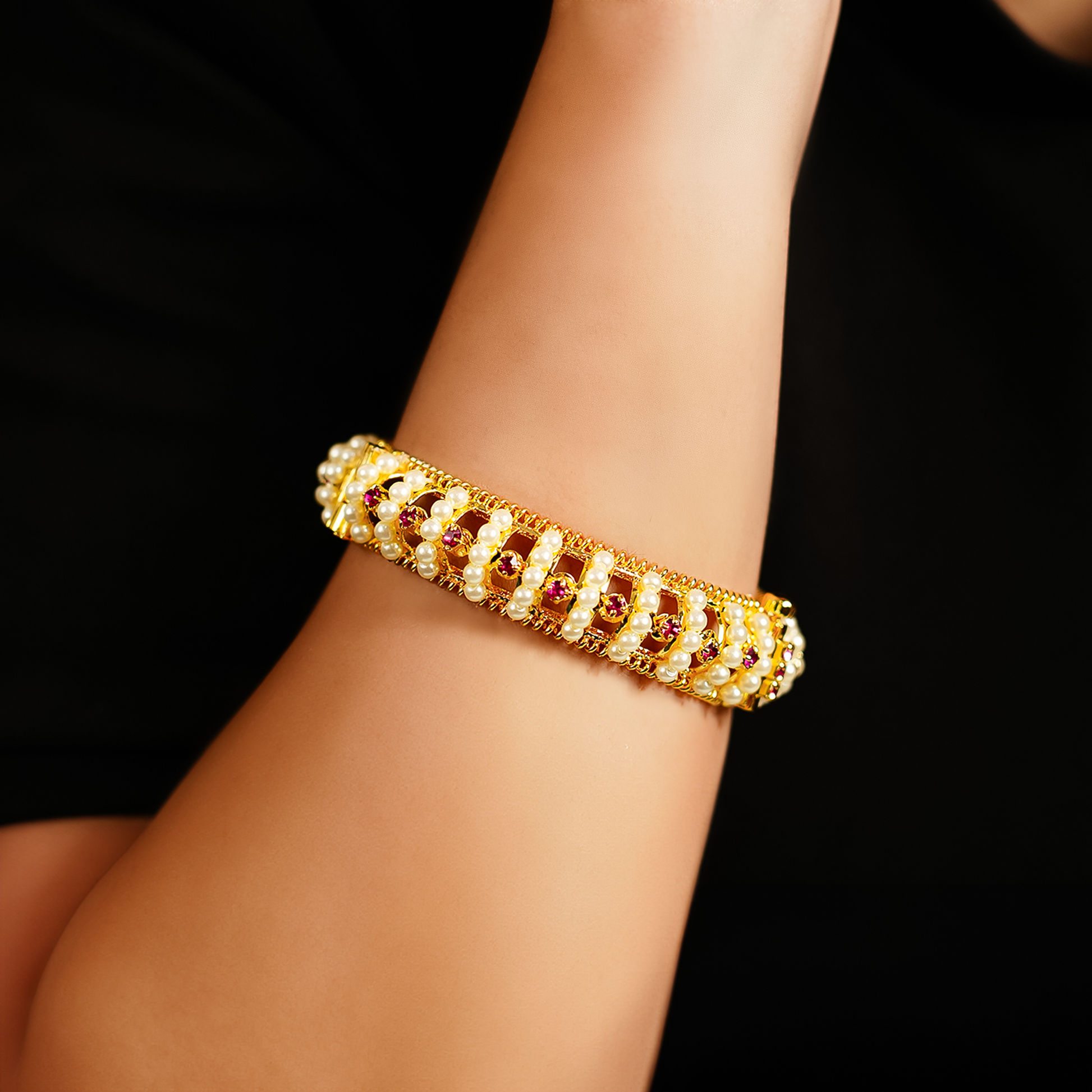 Pearl Bangles - Shree Radhe Pearls