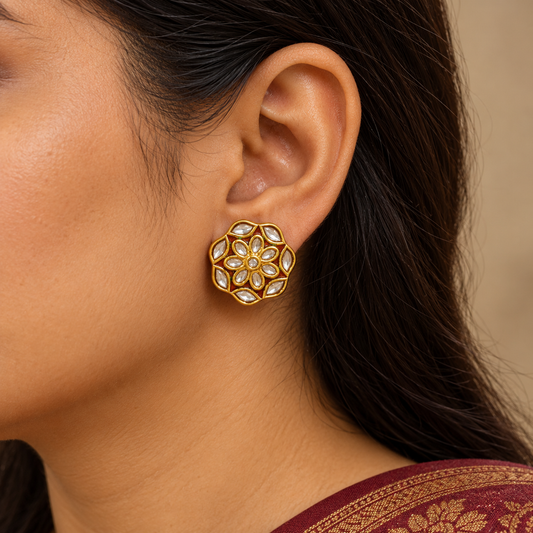 Floral Kundan-Style Tops