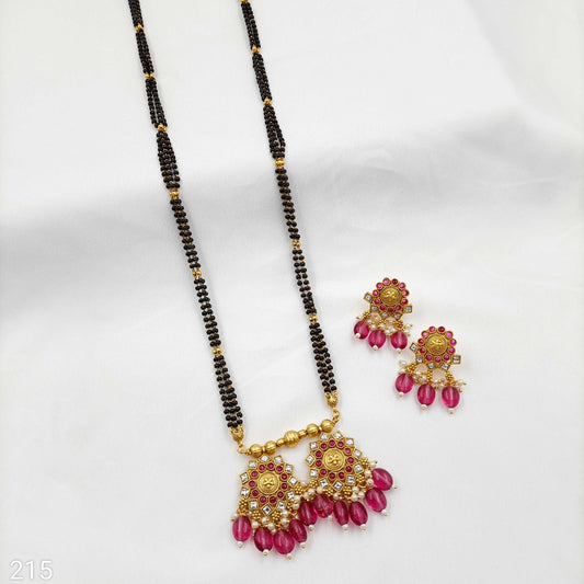 Stunning Floret Designer Antique Mangalsutra