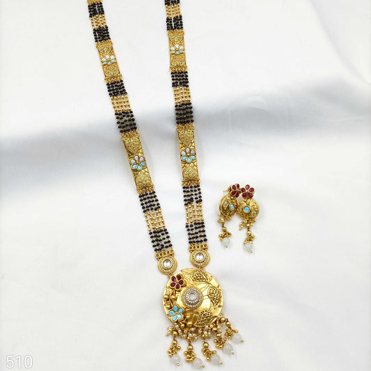 Royal Floret Designer Rajwadi Long Mangalsutra