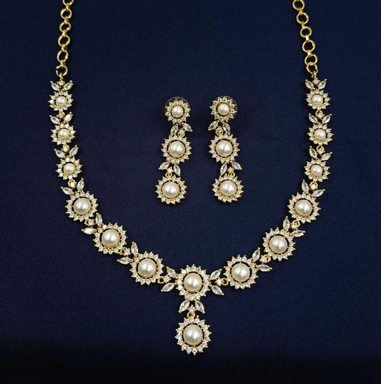 Pretty Pearls Designer Necklace Set