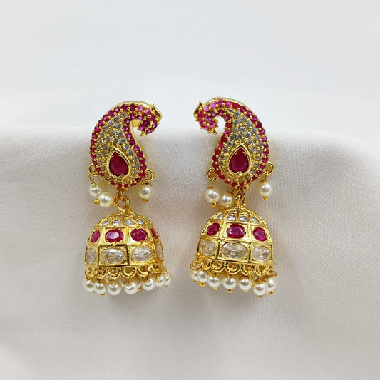 Gorgeous Peacock Designer Earring