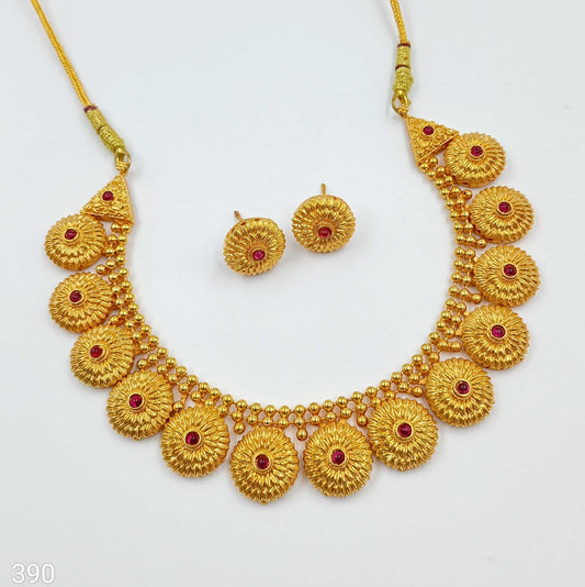 Luminous Floret Designer Necklace Set