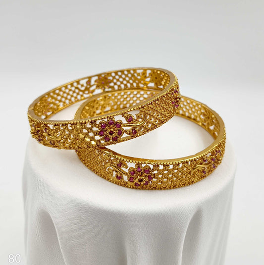 Charming Floret Designer Fancy Bangles