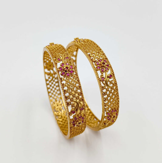 Charming Floret Designer Fancy Bangles