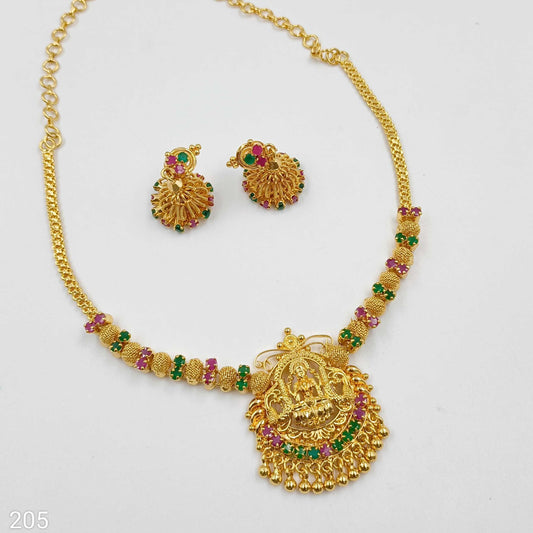 Lord Laxmi Designer South Indian Necklace