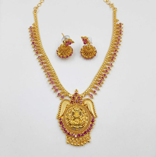 Splendid Lord Laxmi Designer 1 Gram Necklace