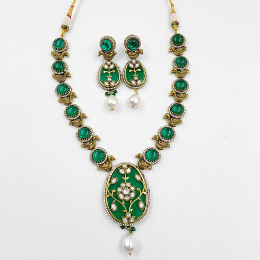 Brilliant Designer Victorian Necklace Set