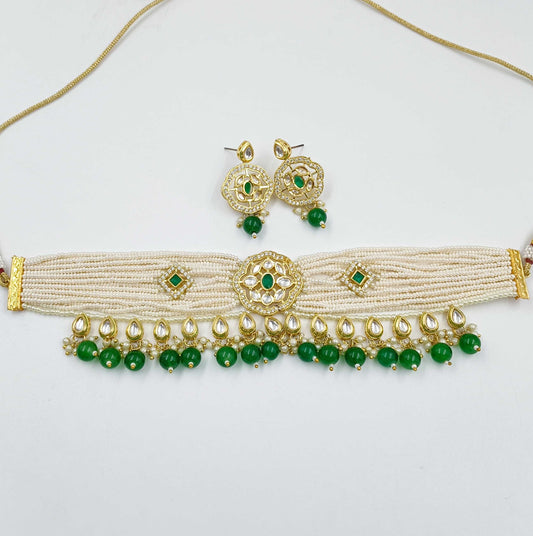 Decorous Designer Multi Layer Pearl Choker