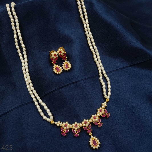 Flower Designer Fresh Water Pearl Set