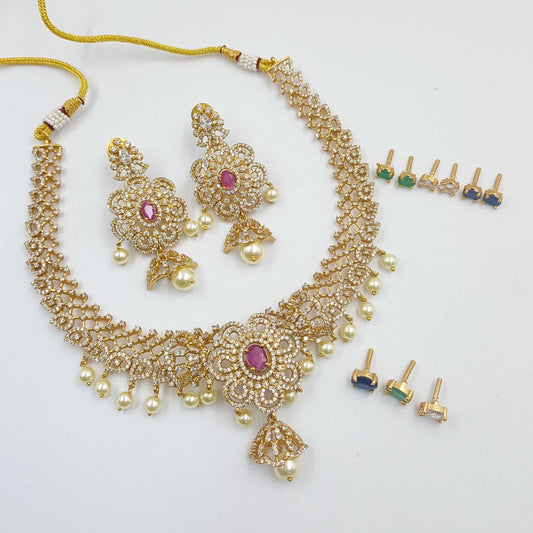 Supreme Floret Designer Necklace Set