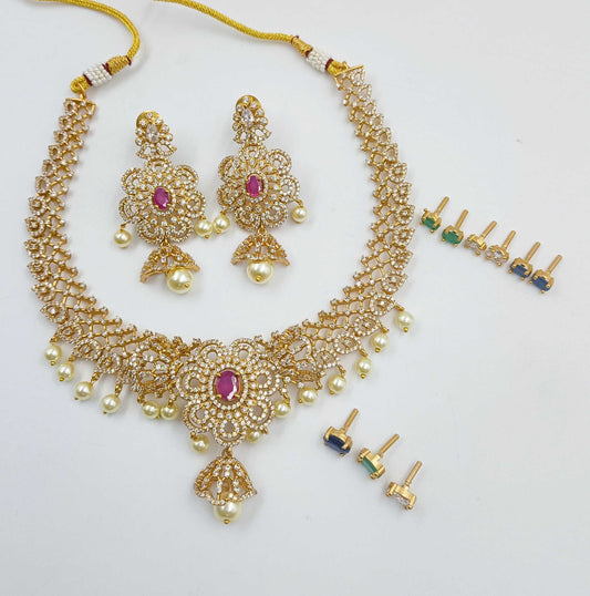 Supreme Floret Designer Necklace Set