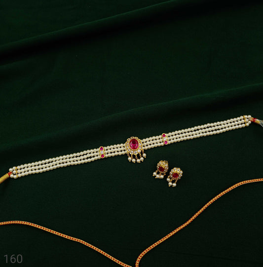 Gleaming Designer Choker Set