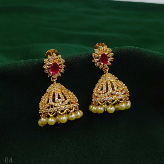 Oval Designer Fancy Jhumka