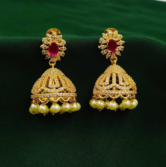 Oval Designer Fancy Jhumka