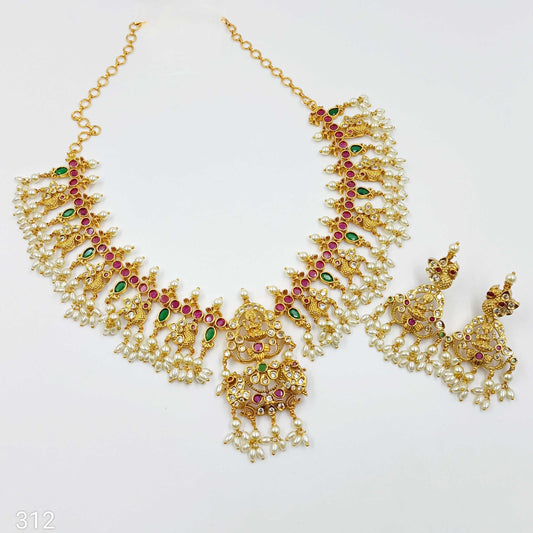 Divine Peacock Designer Necklace Set