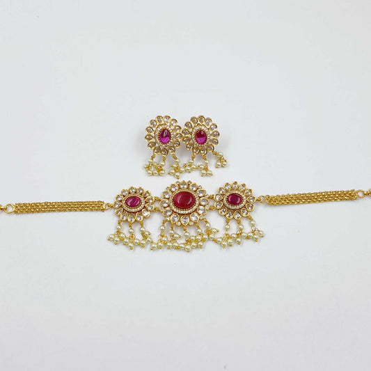 Attractive Oval Designer Choker Set