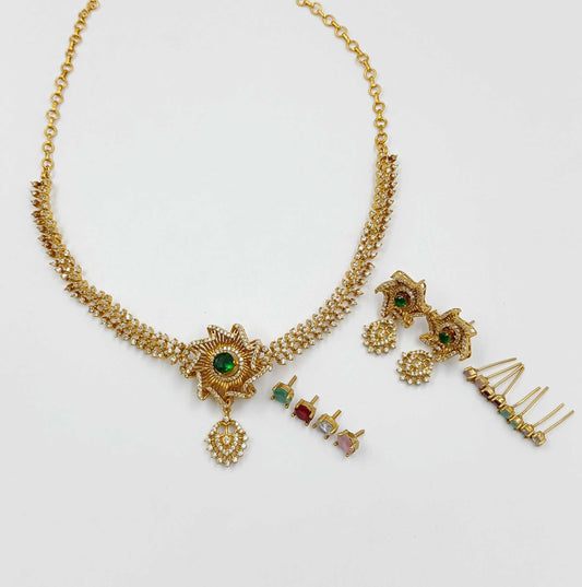 Pleasing Floret Designer Trendy Necklace Set