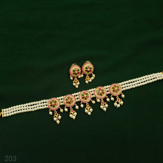 Round Shaped Designer Pearls Chinchpeti