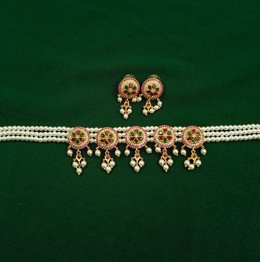 Round Shaped Designer Pearls Chinchpeti