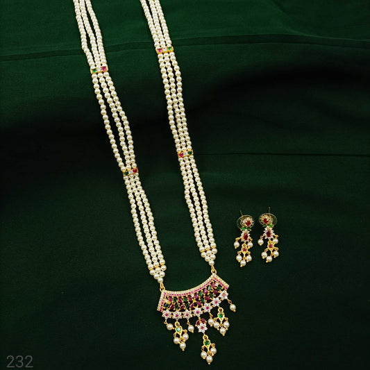 Classy Floret Designer Pearls Ranihaar