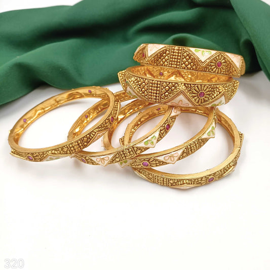 Massive Triangular Designer Fancy Bangles