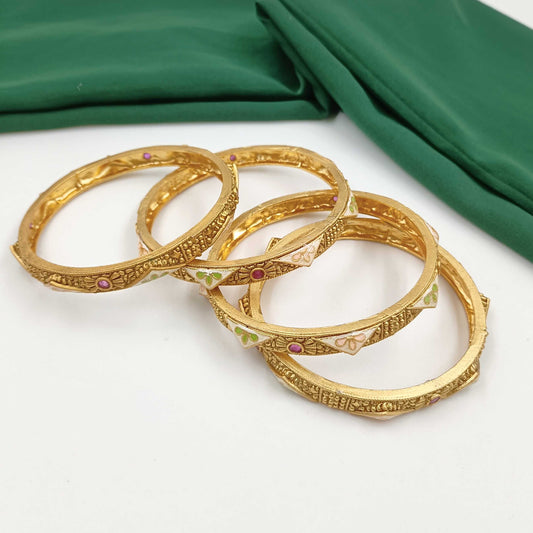 Massive Triangular Designer Fancy Bangles