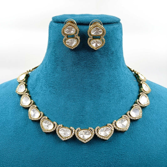 Antique Designer Kundan Necklace Set