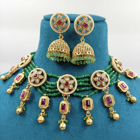 Appealing Floret Designer Necklace Set