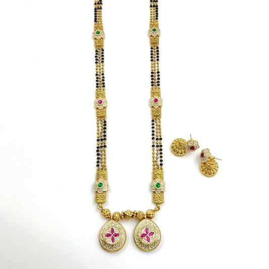 Attractive Trendy Designer Rajwadi Mangalsutra