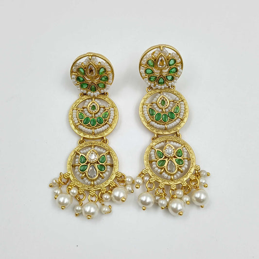 Dazzling Floret Designer Chandbali Tops