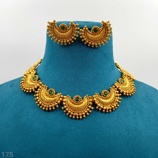 Trendy Moon Designer Necklace set