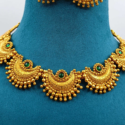 Trendy Moon Designer Necklace set