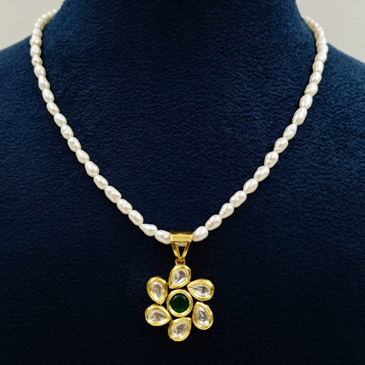 Delicate Floret Designer Fresh Water Pearls Set