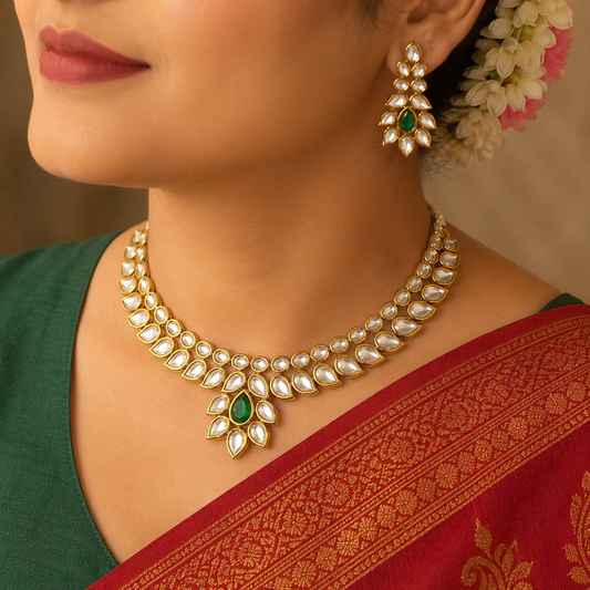 Divine Designer Real Kundan Set