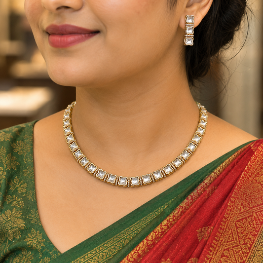 Alluring Designer Kundan Set
