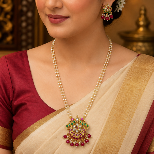 Charming Designer Temple Set