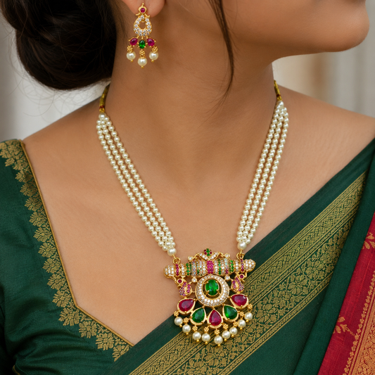 Artistic Designer Pearls Tanmani