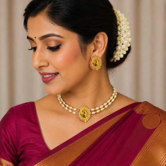 Sparkling Designer Choker Set