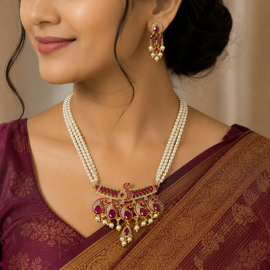 Attractive Peacock Designer Tanmani